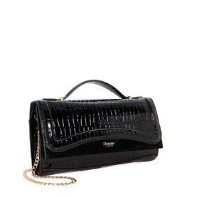 Edited Top Handle Snake-Effect Bag