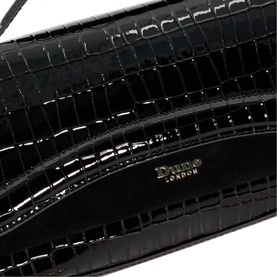 Edited Top Handle Snake-Effect Bag