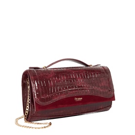 Edited Top Handle Snake-Effect Bag