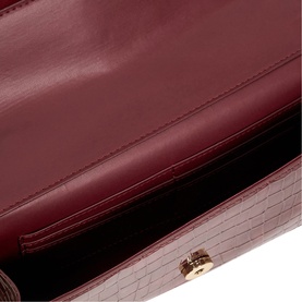 Edited Top Handle Snake-Effect Bag