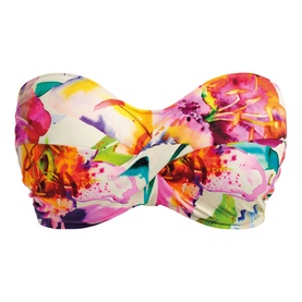 Iguazu Falls Underwired Twist Bandeau Bikini Top
