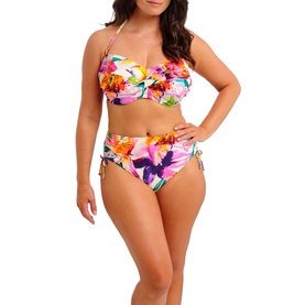 Iguazu Falls Underwired Twist Bandeau Bikini Top