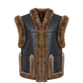 Cassia Reversible Faux Shearling Vest