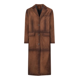 Santara Suede Trench Coat