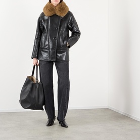 Kiti Faux Leather Jacket