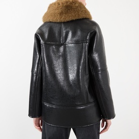 Kiti Faux Leather Jacket