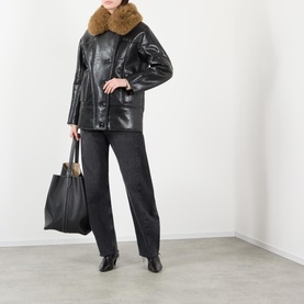 Kiti Faux Leather Jacket
