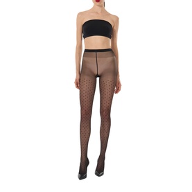 Crystal Dots Tights Black/Jet