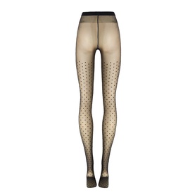 Crystal Dots Tights Black/Jet