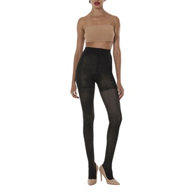 Merino Pattern Tights Black