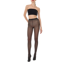 Shimmer Graphic Tights Black/Silver Lurrex