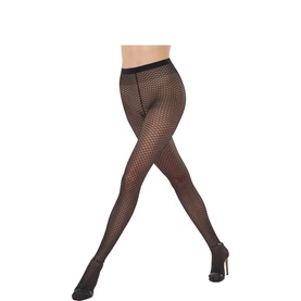 Shimmer Graphic Tights Black/Silver Lurrex