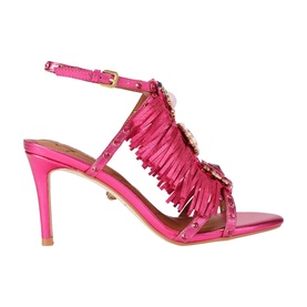 Jewel Fringe Heeled Sandals