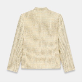 Flap Pocket Boucl&eacute; Jacket