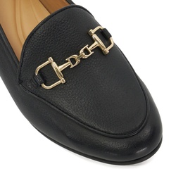 Glair Wide Fit Buckle Loafers