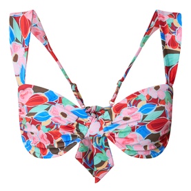 Isla Del Sol Retro Bloom Bikini Top