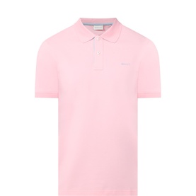 Logo Contrast Collar Polo Shirt