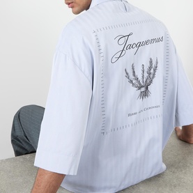 The Gardian Striped Rosemary Logo Shirt