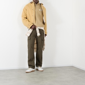 Le Camionneur Gros Grain Logo Half-Zip Sweatshirt