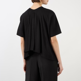 Tovalo Pleated Logo T-Shirt