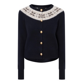 Josefa Fair Isle Cashmere Cardigan