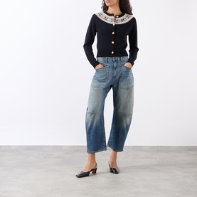 Josefa Fair Isle Cashmere Cardigan