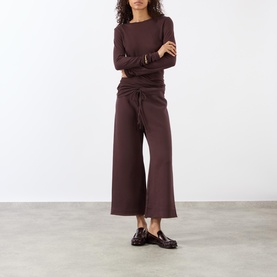 Kiki Drawstring Flared Sweatpants