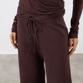 Kiki Drawstring Flared Sweatpants
