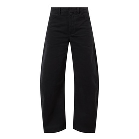 Tribecca Mid-Rise Barrel Leg Trousers