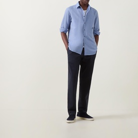 Embroidered Dove Casual Shirt