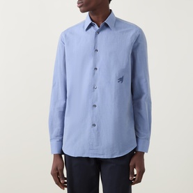 Embroidered Dove Casual Shirt