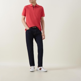 Contrast Placket Polo Shirt