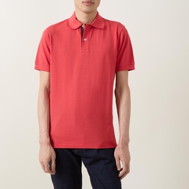 Contrast Placket Polo Shirt