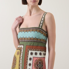 Contina Printed Day Dress