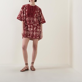 Maya Printed Cover Up Dress