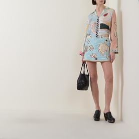 Azar Raffia Skirt