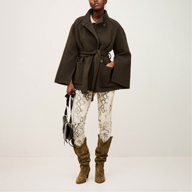Lourthney Short Belted Coat