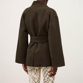 Lourthney Short Belted Coat