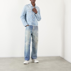 Pearl Monogram Denim Jacket