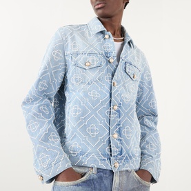 Pearl Monogram Denim Jacket