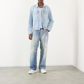Pearl Monogram Denim Jacket