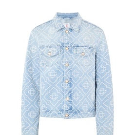 Pearl Monogram Denim Jacket