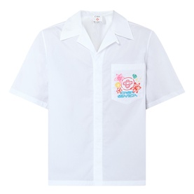 Collage D'Icones Graphiques Embroidered Shirt