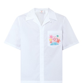 Collage D'Icones Graphiques Embroidered Shirt