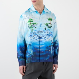Lost Atlantis Silk Printed Shirt