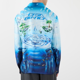 Lost Atlantis Silk Printed Shirt