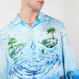 Lost Atlantis Silk Printed Shirt