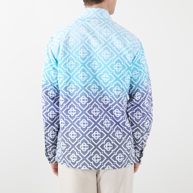 Ombr&eacute; Monogram Logo Overshirt
