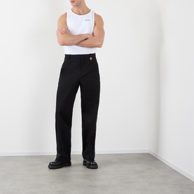 Logo Straight Leg Chinos