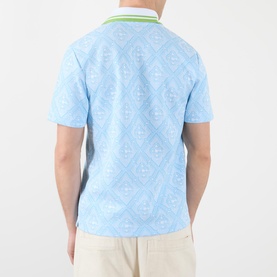 Jacquard Logo Polo Shirt